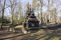 Saint Nicholas Church Wonderer placed in public gardens, Hradec Kralove, Czech republic