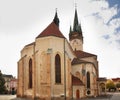 Saint Nicholas Concathedral in Presov. Slovakia Royalty Free Stock Photo