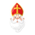 Saint Nicholas - cute cartoon character portrait