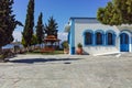 Saint Nicholas Monastery located on two islands in Porto Lagos near town of Xanthi, Greece Royalty Free Stock Photo