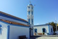 Saint Nicholas Monastery located on two islands in Porto Lagos near town of Xanthi, Greece Royalty Free Stock Photo