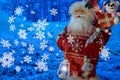 Santa Claus, also known as Father Christmas Royalty Free Stock Photo