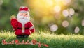 Saint Nicholas Poster Design with Christmas Theme Background Royalty Free Stock Photo