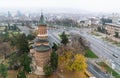 Iasi, Romania - 11.11.2019: Saint Nicholas Princely Church on a gloomy fall morning Royalty Free Stock Photo