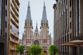 Saint Nicholas Roman Catholic Cathedral House of Organ Music in Kyiv, Ukraine. It was constructed from 1899-1909 by Horodetskyi Royalty Free Stock Photo