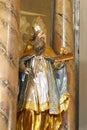 Saint Nicholas statue on the altar of Saint Florian in the church of Saint George in Gornja Stubica, Croatia Royalty Free Stock Photo