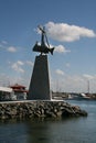 Saint Nicholas statue in Nessebar, Bulgaria