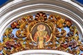 Saint Nicholas the Wonderworker - a fragment of the chapel of the Mikhailovsky Orthodox monastery in Kyiv. XII century.