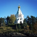 Saint Nicholas's church. Valaam island, Russia. Royalty Free Stock Photo