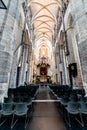 Saint Nicholaus church in the center of the ancient city of Gent Royalty Free Stock Photo