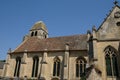 Saint Nicolas church of Guiry en Vexin Royalty Free Stock Photo