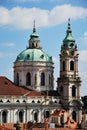 The Saint Nicolas church in Prague