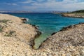 Saint Nikola beach on the island of Rab Royalty Free Stock Photo