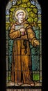 Saint Paschal Stained Glass Saint Mary Basilica Phoenix Arizona