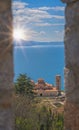 Saint Panteleimon church on the shore of Lake Ohrid