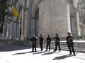 Saint Patrick Cathedral, High Security, NYC, NY, USA Royalty Free Stock Photo