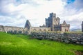 Saint Patrick cathedral inside Peel castle in Peel city in the Isle of Man Royalty Free Stock Photo