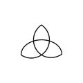 saint Patrick, Celtic knot, Ireland icon. Element of Ireland culture icon. Thin line icon for website design and development, app