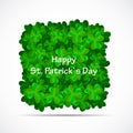 Saint Patrick Day Background Vector Illustration Royalty Free Stock Photo