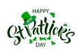 Saint Patrick Day Lettering decoration beer festival Royalty Free Stock Photo