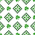Saint Patrick day seamless pattern Royalty Free Stock Photo