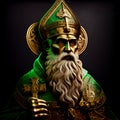 Saint Patrick Irish apostle portrait