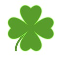 Saint Patrick lucky irish day green clover symbol