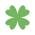 Saint Patrick lucky irish day green clover symbol