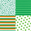 Saint Patrick patterns set