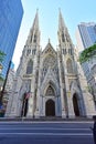 Saint Patrick`s Cathedral New York City Royalty Free Stock Photo