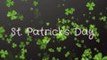 Saint Patrick`s Day - a greeting card, wishes Royalty Free Stock Photo