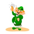 Saint Patrick`s day, happy englishman