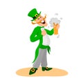 Saint Patrick`s day, happy englishman