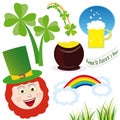 Saint patrickÃÂ´s day icon set