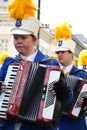 Saint patrick's day parade in London. Royalty Free Stock Photo