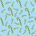seamless blue pattern with candy canes. Background for wrapping paper, fabric print, greeting cards design.