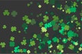 Saint Patrick`s day vector background. Hand drawn design elements.For invitation, card. Vector illustration Royalty Free Stock Photo