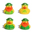 Saint Patrick's Ducks Royalty Free Stock Photo