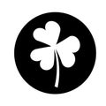Saint patricks clover icon Royalty Free Stock Photo
