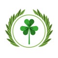 Saint patricks clover icon Royalty Free Stock Photo