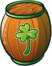 Saint Patricks Day Beer Barrel