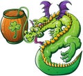 Saint Patricks Day Drunk Dragon