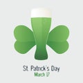 Saint Patricks Day green beer