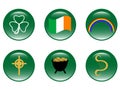 Saint Patricks Day icons Royalty Free Stock Photo