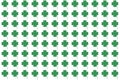 Saint Patricks Day seamless pattern with shamrock Royalty Free Stock Photo