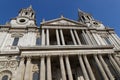 Saint Paul Cathedral facade Royalty Free Stock Photo