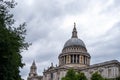 Saint Paul Cathedral`s dome, London, England Royalty Free Stock Photo