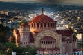 Saint Paul Church, Agios Pavlos, aerial view