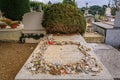 Tomb of the Russian French artist Marc Chagall in Saint Paul de Vence, France