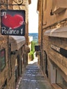 Saint Paul De Vence village street, South of France Royalty Free Stock Photo